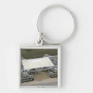 Porte-clés Une vue aérienne du chenille-transporteur