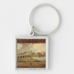 Porte-clés Une vue du pont de Westminster (huile sur le