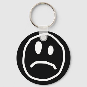 Porte-clés Unhappy face keychain