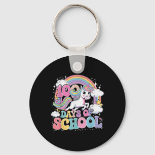 Porte-clés Unicorn 100 Jours De L'École 100E Jour Du Thé De L