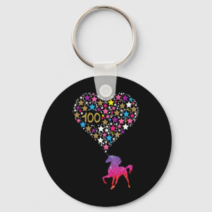Porte-clés Unicorn 100 Jours De Scolaire Mignonne Bon Cadeau
