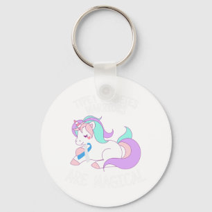 Porte-clés Unicorn Diabetes Guerrier cadeau