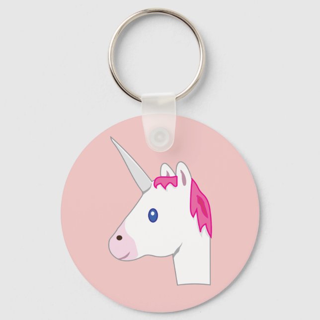 Porte-clés Unicorn emoji (Recto)