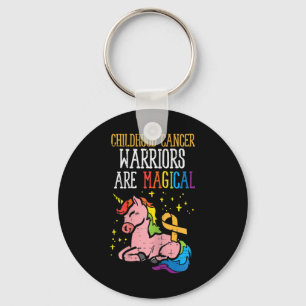 Porte-clés Unicorn Enfance Cancer Les guerriers sont magiques