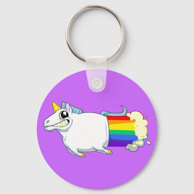 Porte-clés Unicorn Farts Porte - clé (Recto)