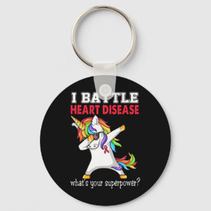 Porte-clés Unicorn I Byttle Heart Disease Awareness