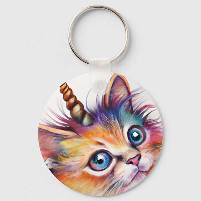 Porte-clés Unicorn Kitten Porte - clé (Recto)