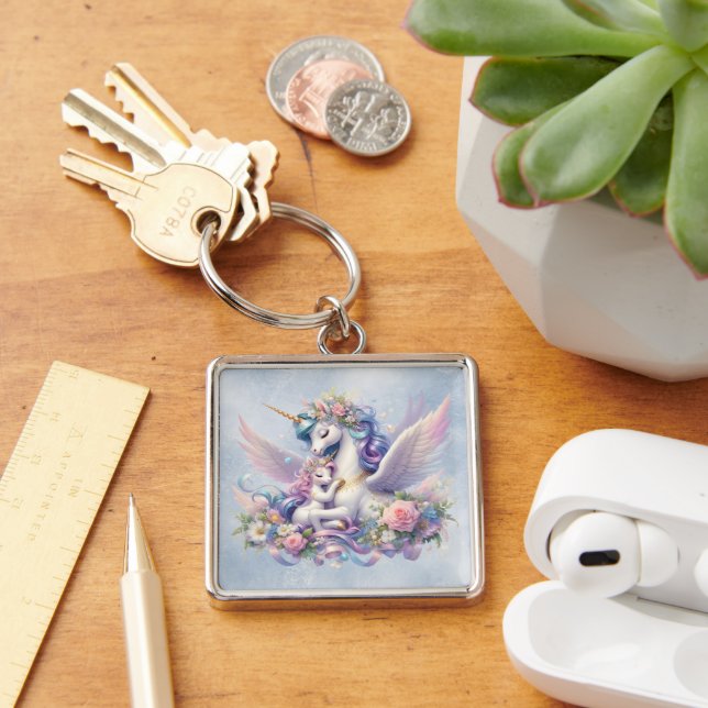 Porte-clés Unicorn Maman & Enfant Porte - clé (Bureau)