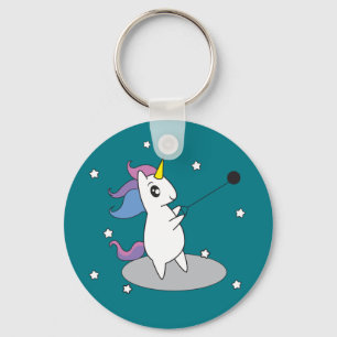 Porte-clés Unicorn Marteau lancer piste et Porte - clé de ter