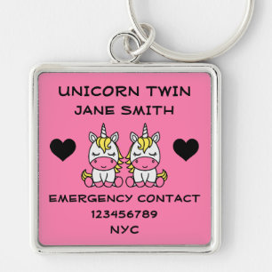 Porte-clés Unicorn Twin Sister