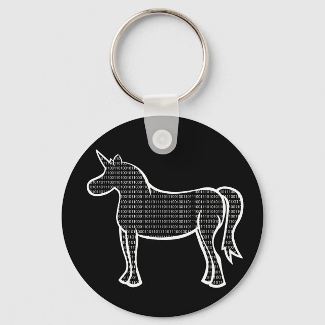 Porte-clés Unicorne binaire (Recto)