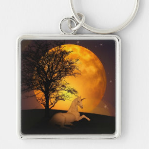 Porte-clés Unicorne et Lune
