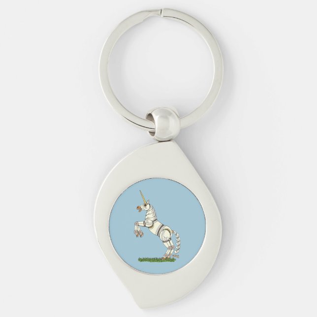 Porte-clés Unicorne mécanique (Devant)