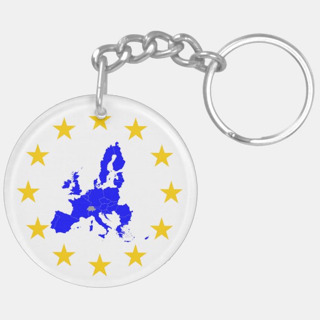 Porte-clés Union européenne (Dos gauche)