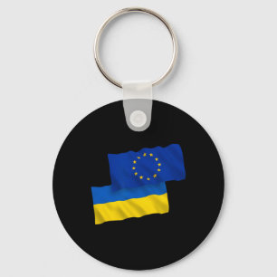 Porte-clés Union européenne Ue pour l'Ukraine - Ukraine Vêtem