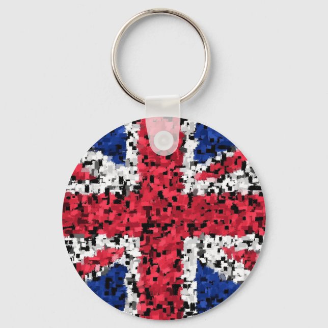 Porte-clés Union Jack - anneau de clé (Recto)