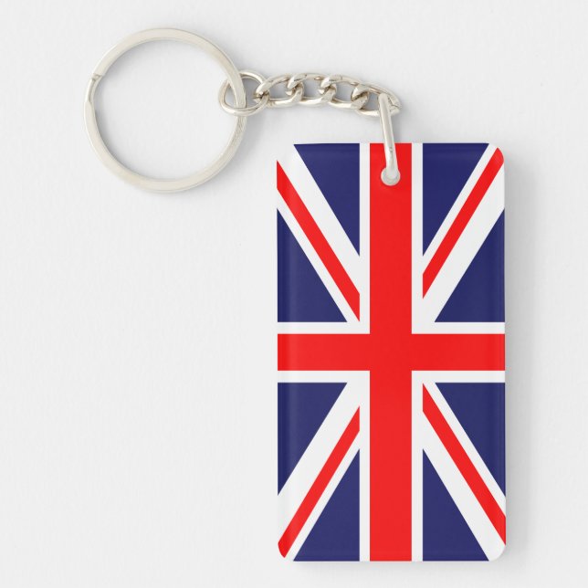 Porte-clés Union Jack - Drapeau du Royaume-Uni (Devant)