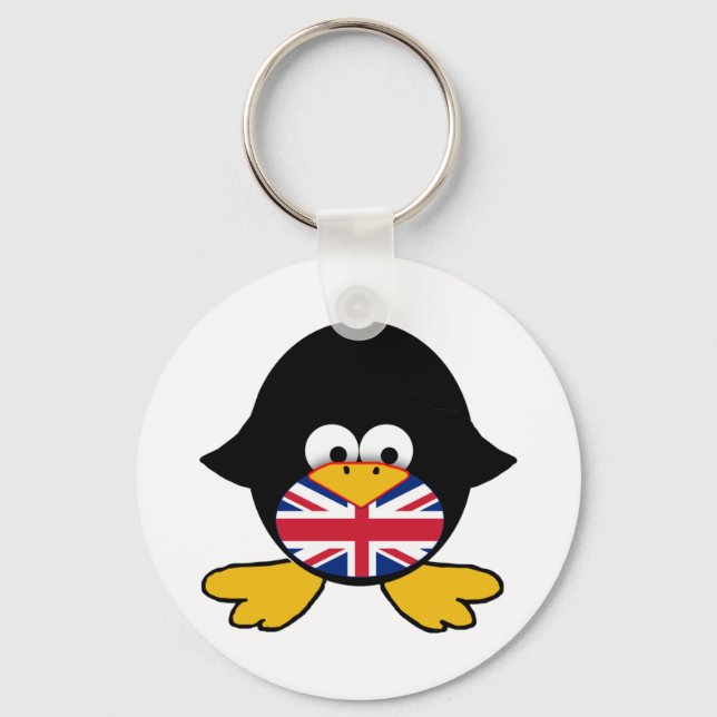 Porte-clés Union Jack Penguin (Recto)