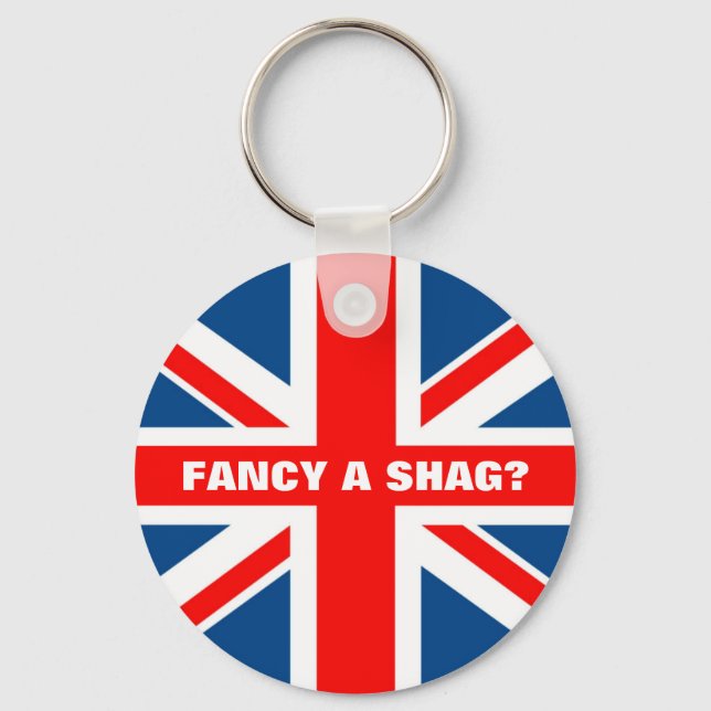 Porte-clés Union Jack shag (Recto)