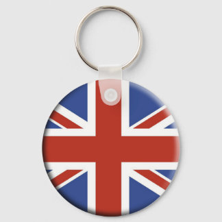 Porte-clés Union Jack UK Flag Circle Designs.