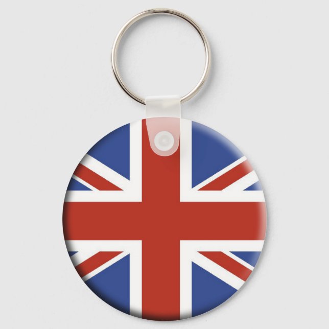 Porte-clés Union Jack UK Flag Circle Designs. (Recto)