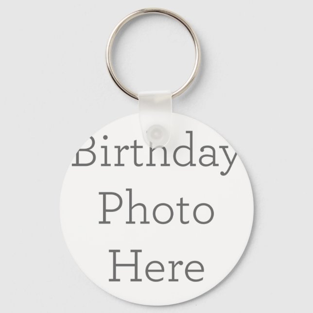 Porte-clés Unique Birthday Photo Keychain Gift (Recto)