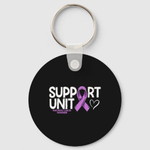 Porte-clés Unité de soutien au cancer pancréatique Cancer du