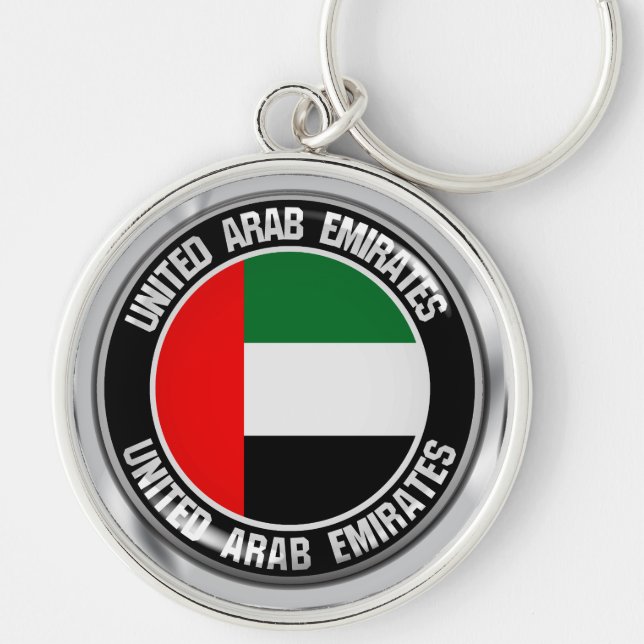 Porte-clés United Arab Emirates Round Emblem (Devant)