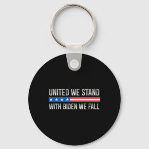 Porte-clés United We Stand - Avec Biden We Fall - Vintage Sty