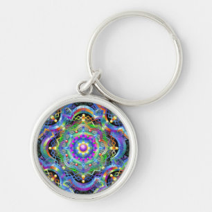 Porte-clés Univers Mandala Psychédélique