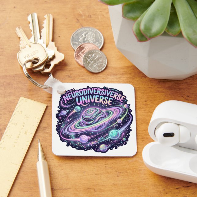 Porte-clés Univers Neurodiverse Neon Pride  (Bureau)
