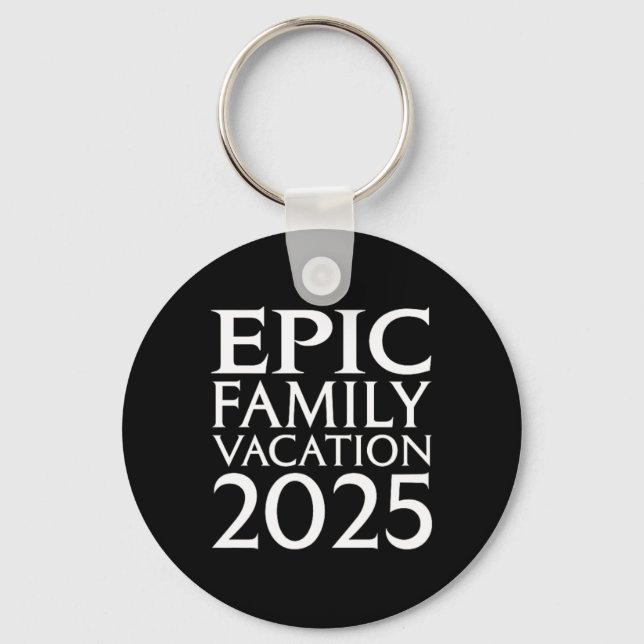 Porte-clés Universal Epic Universe Family Vacation 2025 Front (Recto)