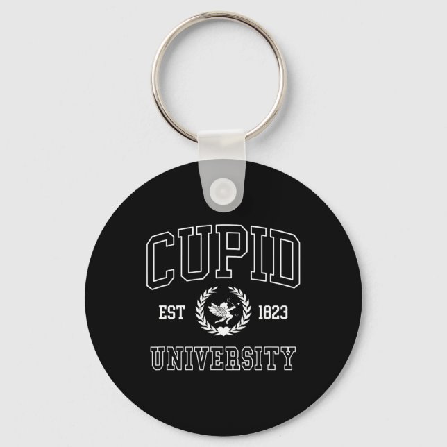 Porte-clés Université Cupid College Saint-Valentin Tendance H (Recto)