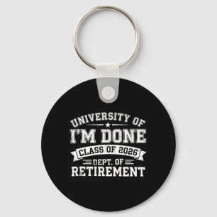 Porte-clés Université de la retraite diplômée 2026