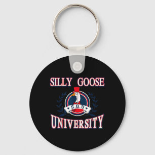 Porte-clés Université Silly Goose Mème Drôle