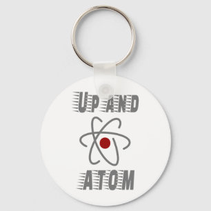 Porte-clés Up and ATOM, Science Humour Pun drôle