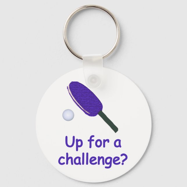 Porte-clés Up For Challenge Ping Pong (Recto)