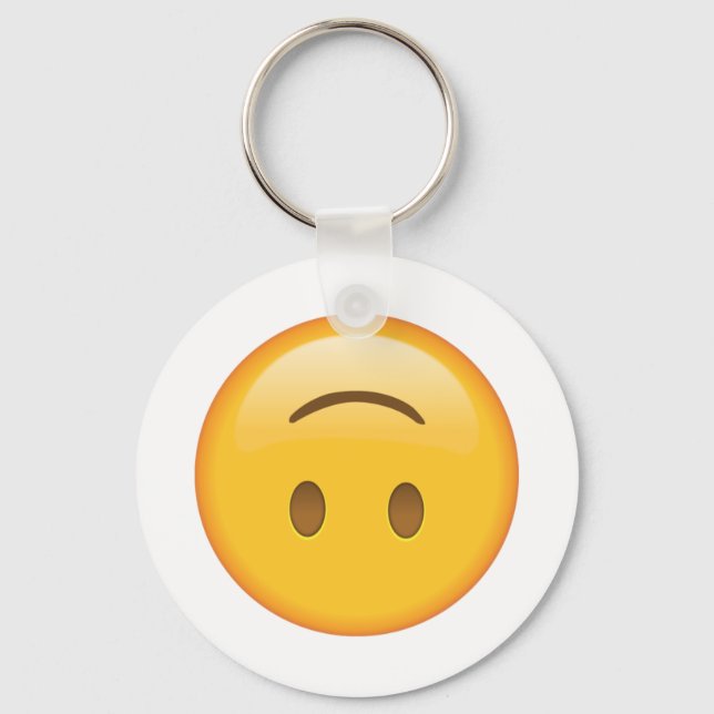 Porte-clés Upside-Down Face - Emoji (Recto)