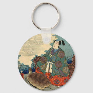Porte-clés Urashima Taro et la tortue conte de fées japonaise