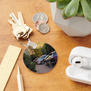 Porte-clés urbain de l'heure dorée – Personnalisab