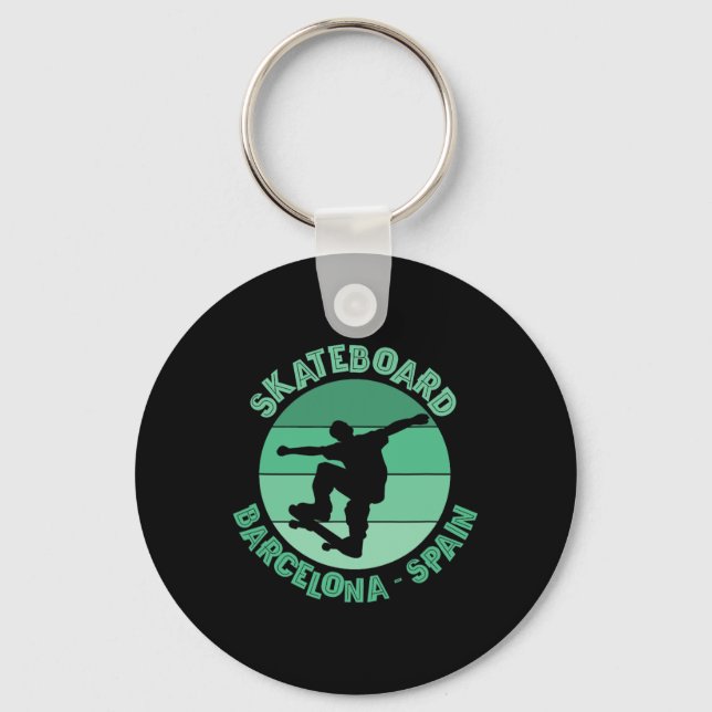 Porte-clés Urne de skateur de Rcelona de skateboard  (Recto)