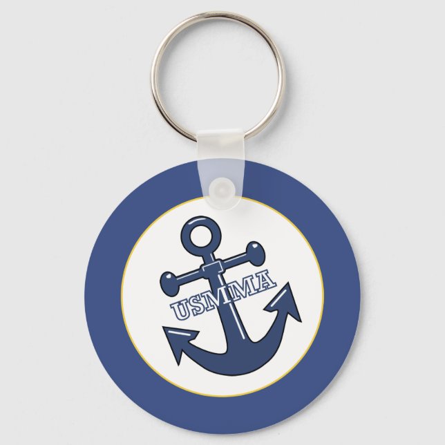 Porte-clés US Merchant Marine Academy Anchor. (Recto)