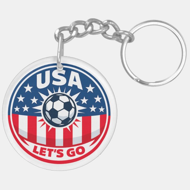 Porte-clés USA 2026 (Dos droit)