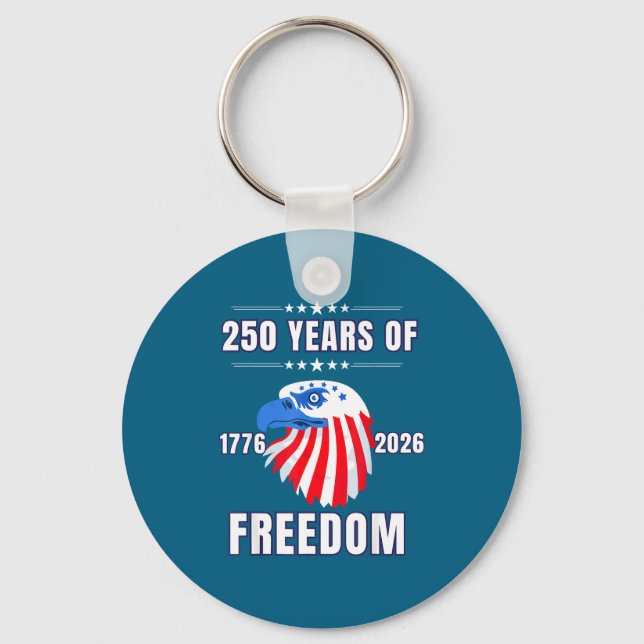 Porte-clés Usa 250 Anniversary Eagle 1776 To 2026 Patriotic A (Recto)