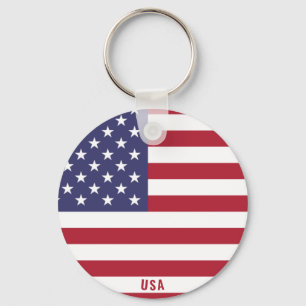 Porte-clés USA Drapeau charmant patriotique