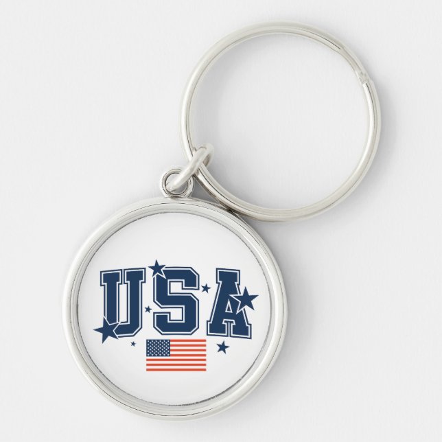 Porte-clés USA Flag Keychain (Devant)