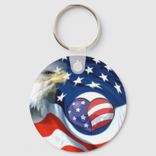 Porte-clés USA Lover_