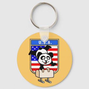 Porte-clés USA Pommel Horse Panda