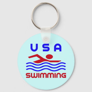 PORTE-CLÉS USA SWIMMINING