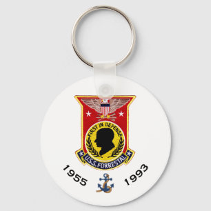 PORTE-CLÉS USS FORRESTAL CV-49            CARRIERKEYCHAIN